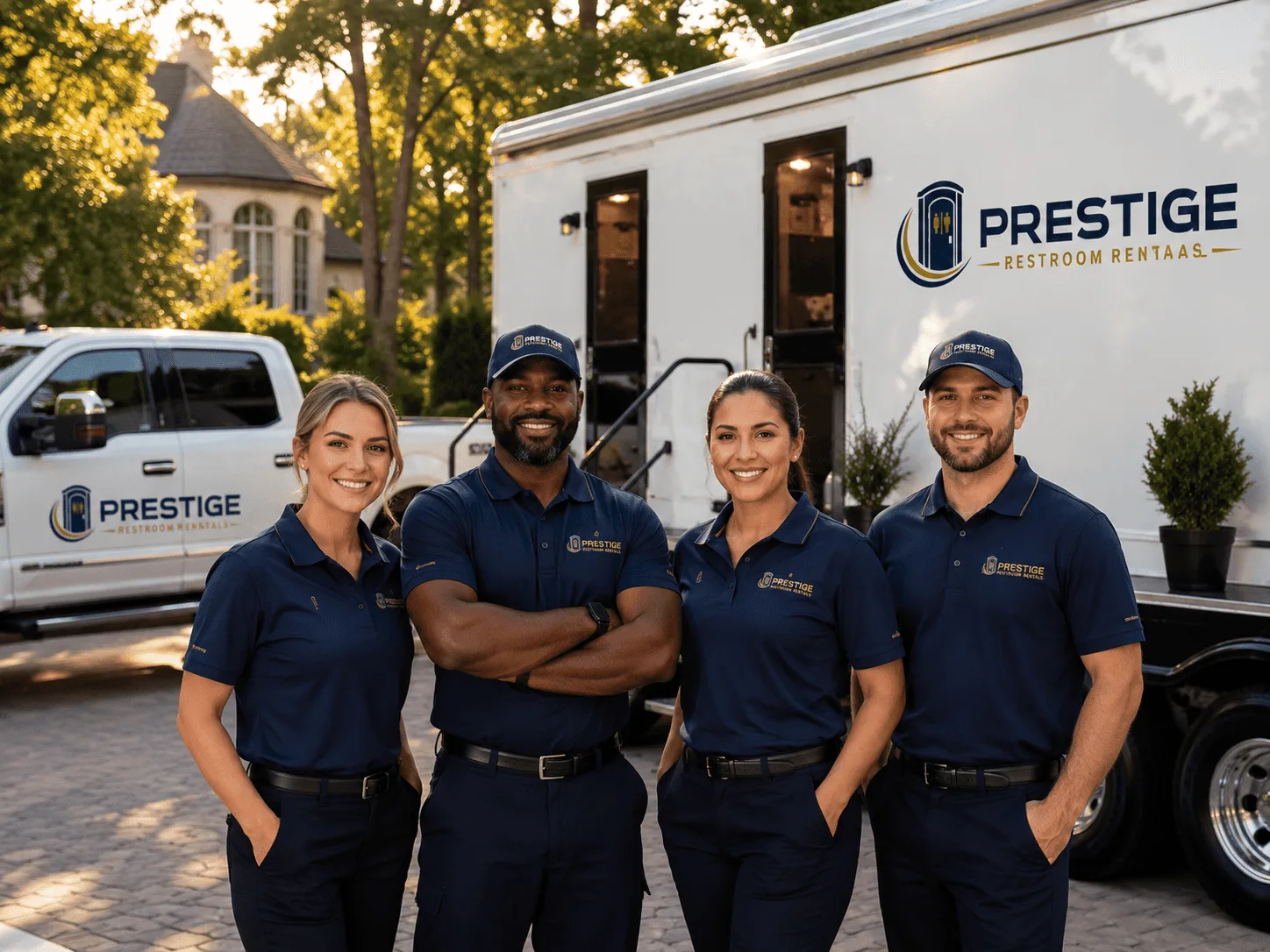 Trusted Luxury Portable Restrooms company in Alto, MI